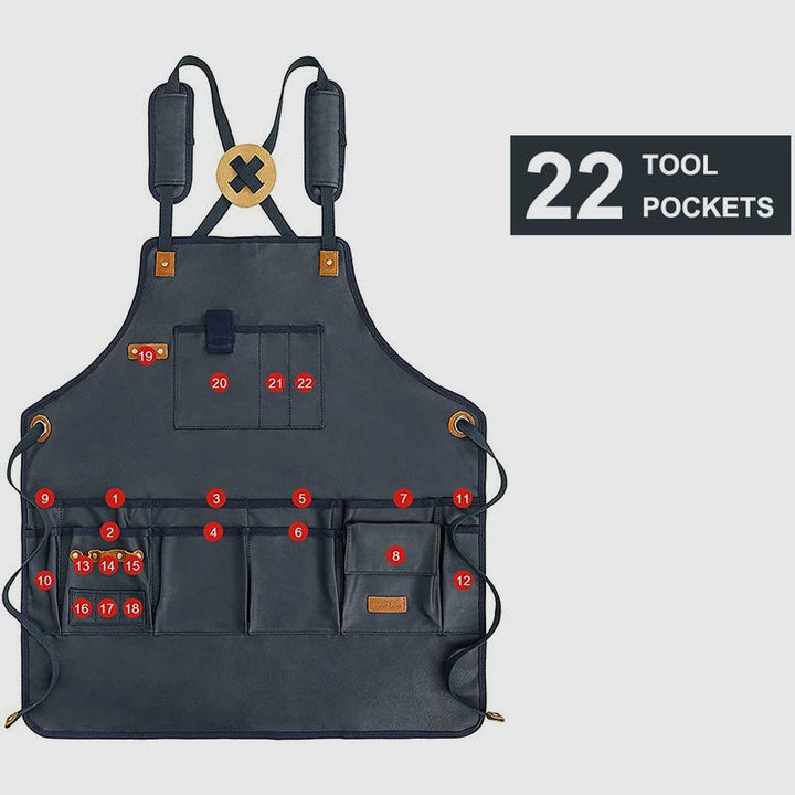 Werkzeugtasche für Männer, Plane, Reparaturmann, Gartenarbeit, Mechaniker, Werkzeugschürze