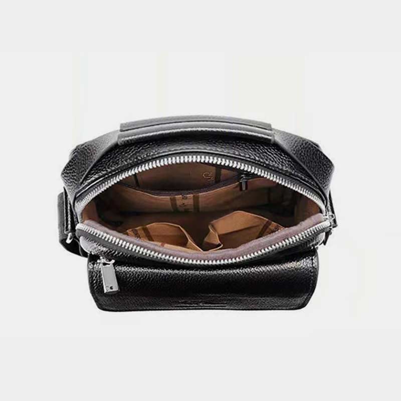 Messenger Bag für Herren, leicht, wasserdicht, Reise-Umhängetasche mit Nieten
