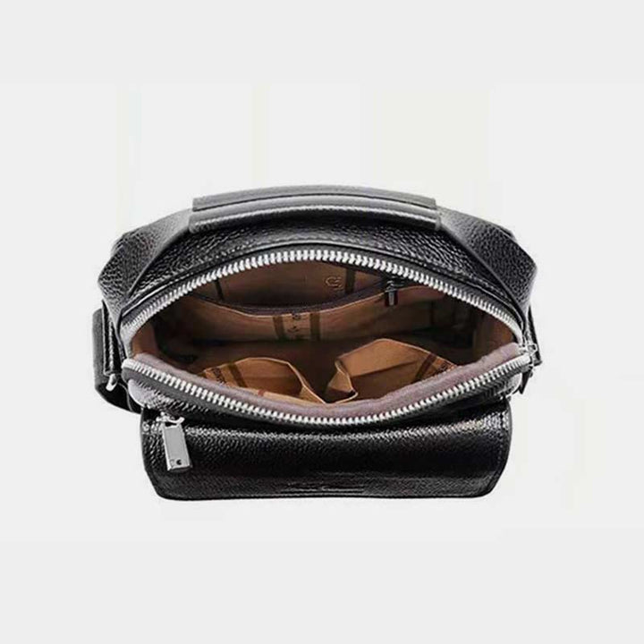 Messenger Bag für Herren, leicht, wasserdicht, Reise-Umhängetasche mit Nieten
