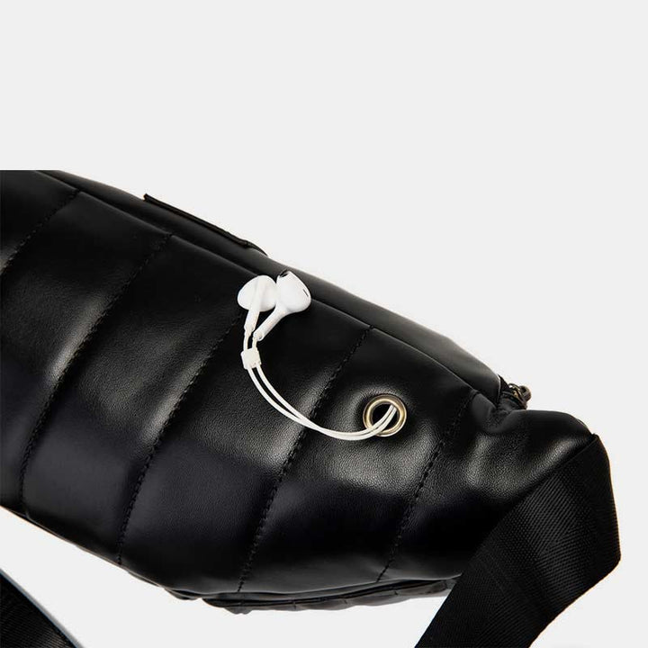 Gürteltasche für Herren, Leder, lässige Umhängetasche für den Außenbereich
