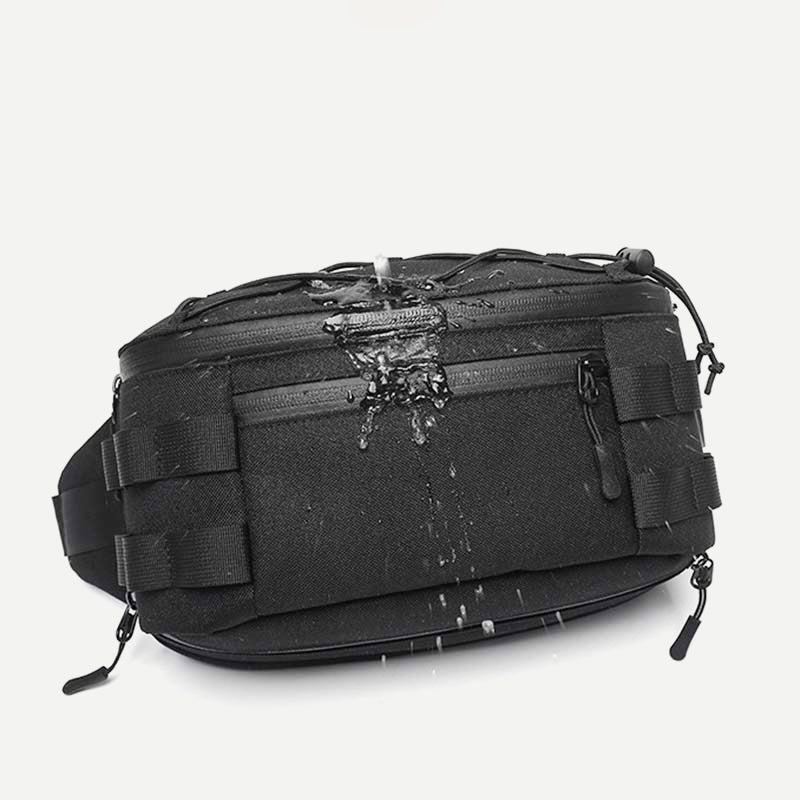 Taktische Hüfttasche, große Kapazität, funktionale Schultertasche