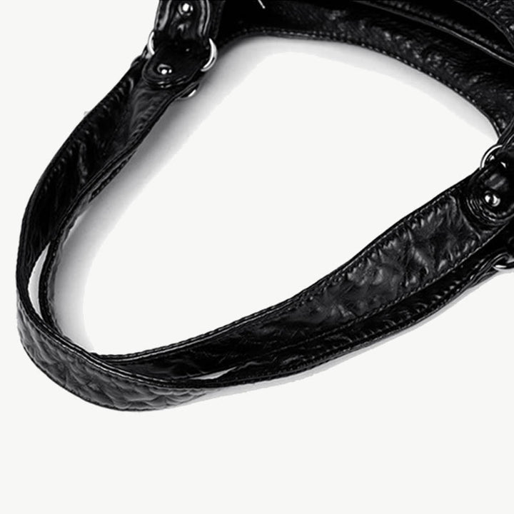 Klassische Tragetasche fürs Büro, leichte Schultertasche aus weichem Leder