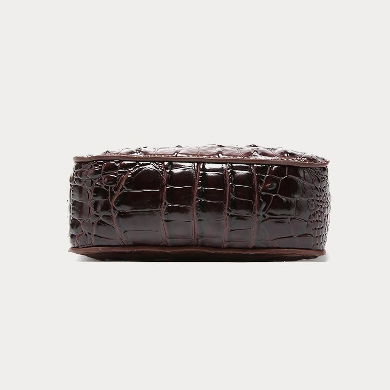 Umhängetasche für Damen, Retro-Krokodilmuster, Handytasche