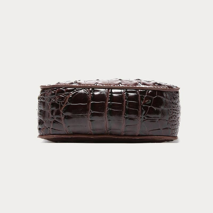 Umhängetasche für Damen, Retro-Krokodilmuster, Handytasche