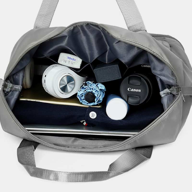 Tragbare Reisetasche mit großem Fassungsvermögen für Damen und Herren, faltbare Reisehandtasche