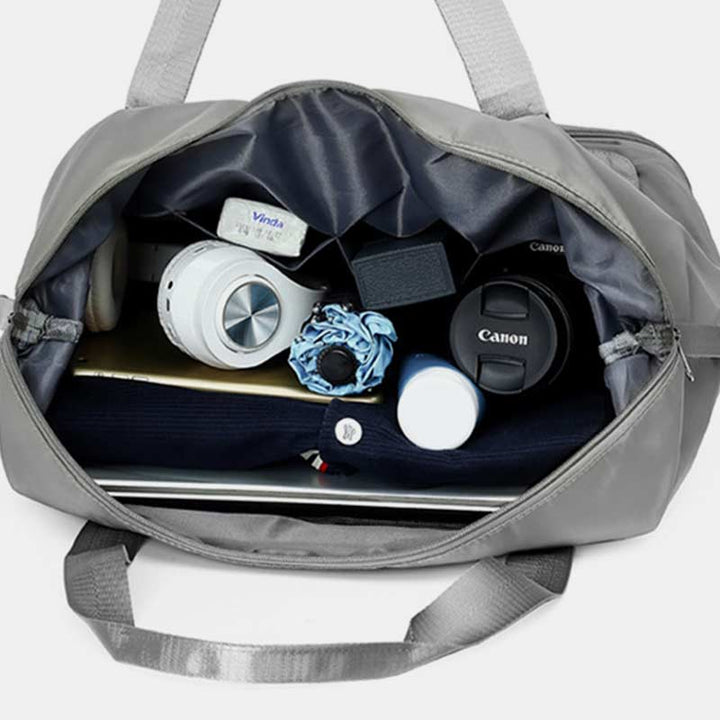 Tragbare Reisetasche mit großem Fassungsvermögen für Damen und Herren, faltbare Reisehandtasche