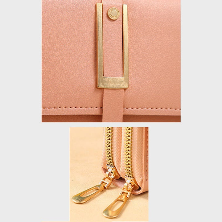 Handytasche für Damen, einfarbig, große Kapazität, Gewicht