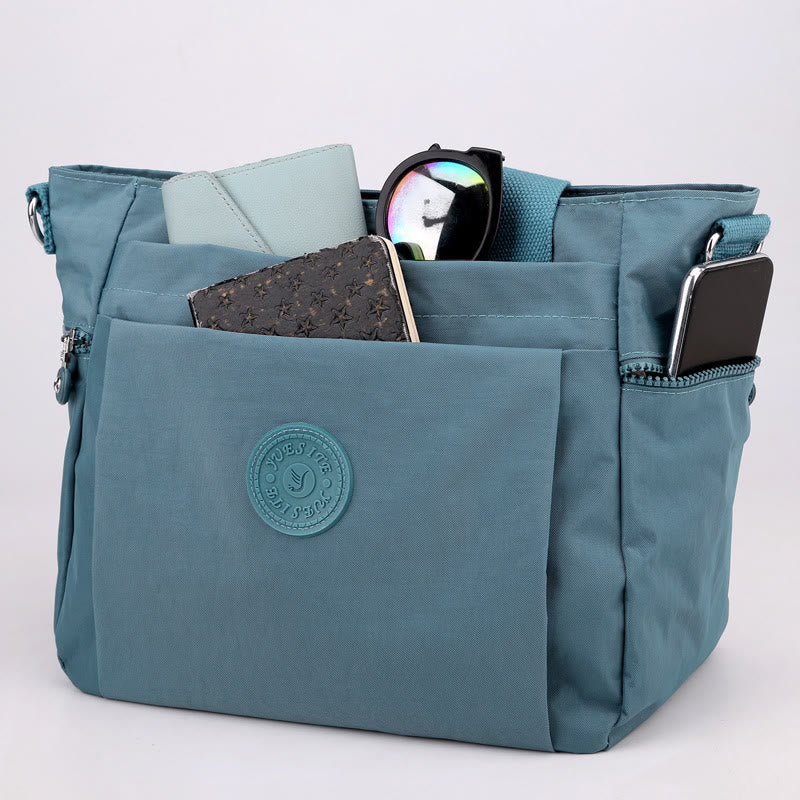 Damen Leichte wasserdichte Handtasche mit mehreren Taschen Umhängetasche Schultertasche Geldbörsen