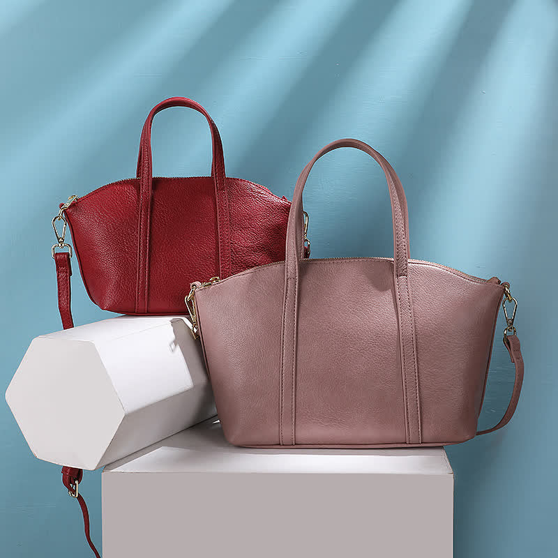 Kleine Hobo-Handtasche aus weichem Leder, modische Umhängetasche