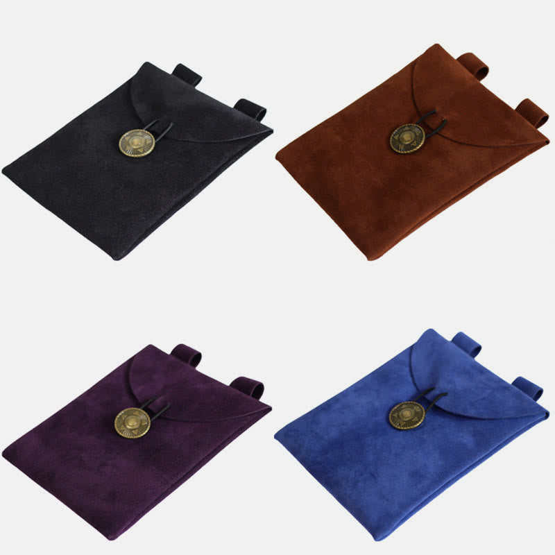 Mittelalterliche Gürteltasche Wikinger Ritter Leder Aufbewahrungsgürteltasche