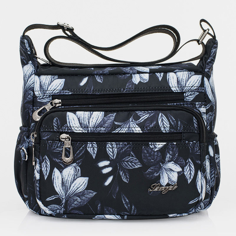 Damen Umhängetasche Multi-Pocket Nylon Schulter Handtasche Geldbörsen Reisetaschen
