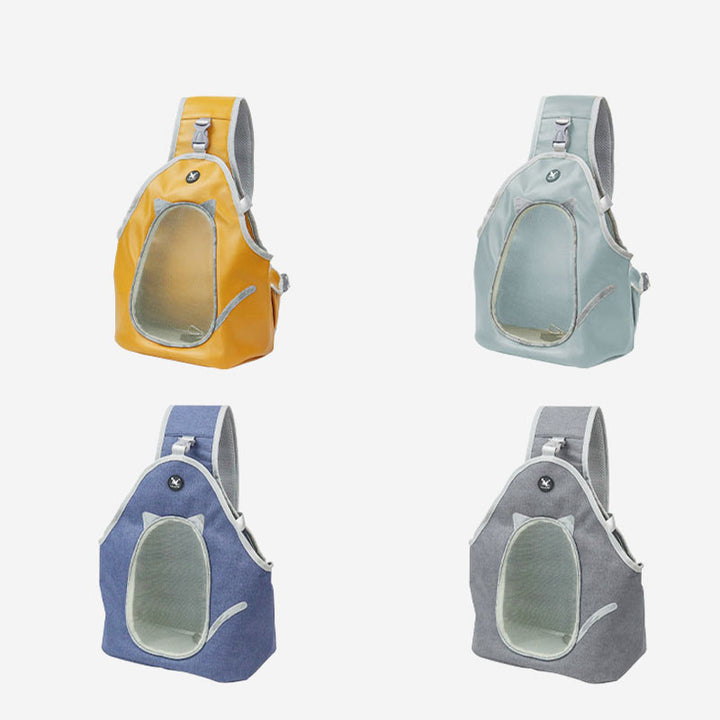 Bequeme, robuste, reflektierende Schultertasche für kleine Haustiere, Katzen und Hunde.