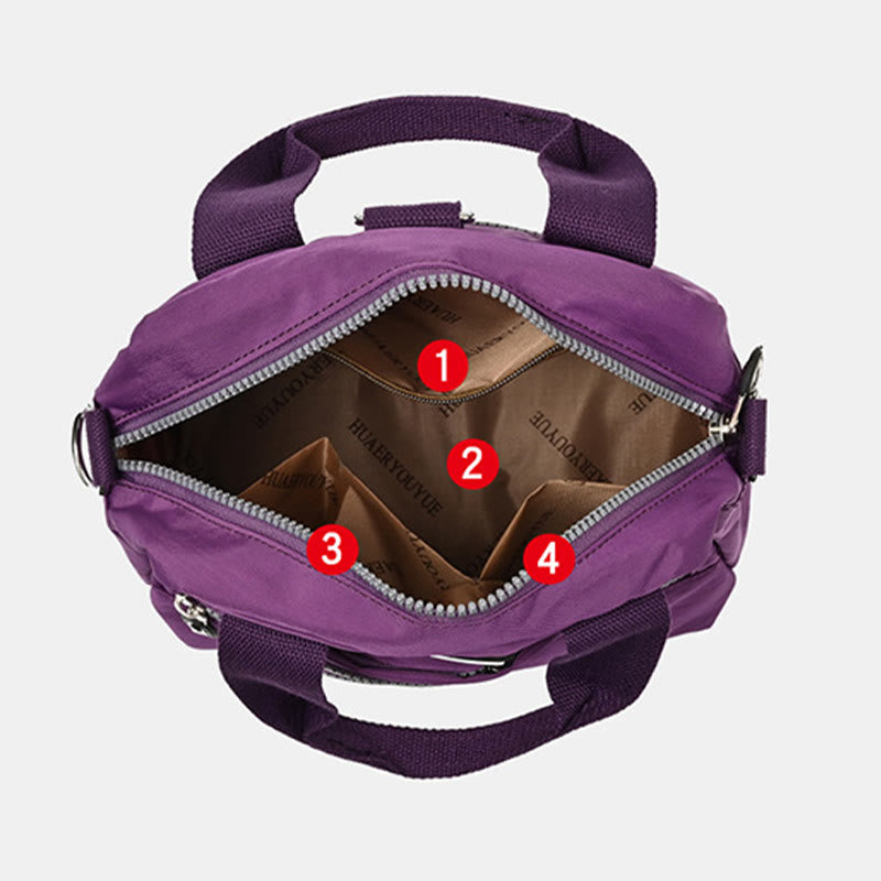 Mehrzweck-Rucksack für Damen, wasserdichte, tragbare Schultertasche aus Nylon
