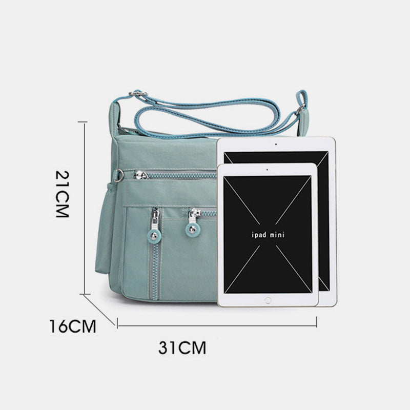 Große, wasserdichte, leichte Umhängetasche mit mehreren Taschen - image 11