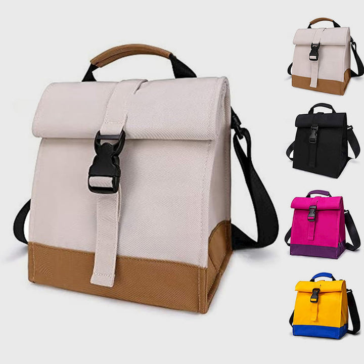 Kühltasche für Damen, isolierte Oxford-Umhängetasche zum Mittagessen