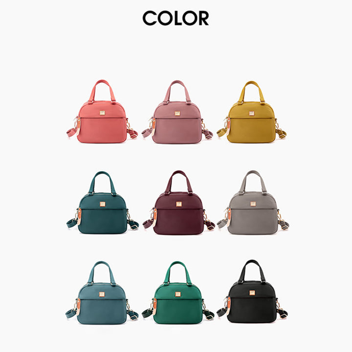 Handtasche für Damen, leicht, mehrere Taschen, abnehmbarer Riemen, Umhängetasche