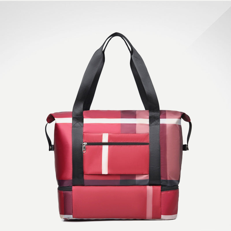 Reisetasche, Sporttasche, Umhängetasche, Reisetasche mit Schuhfach 