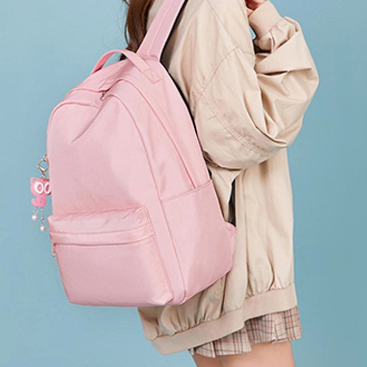 Rucksack für Damen, Campus, einfarbig, für Studenten, große Kapazität
