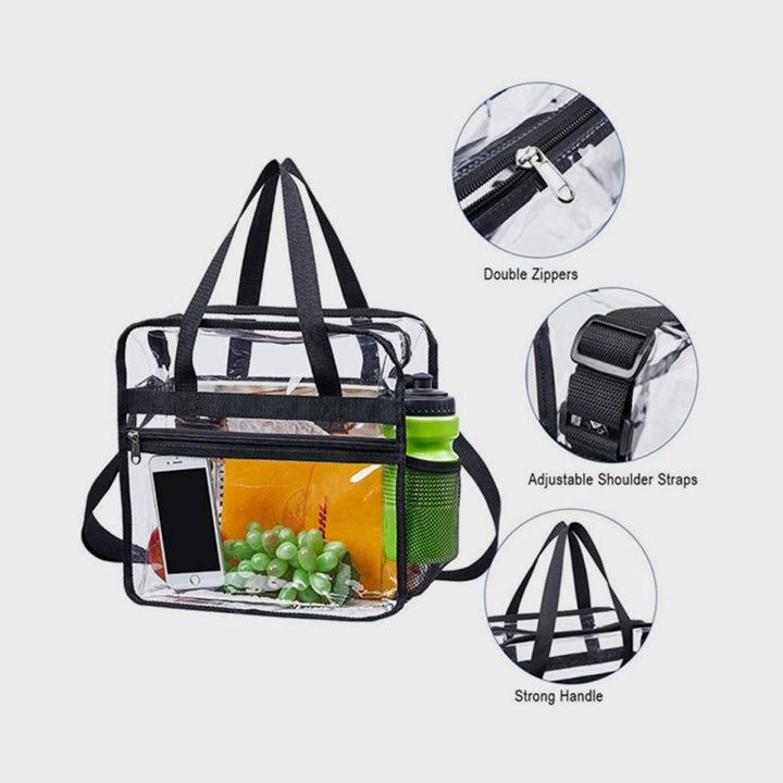 Tragetasche für Damen, für den täglichen Einkauf, große Kapazität, PVC-Reisehandtasche