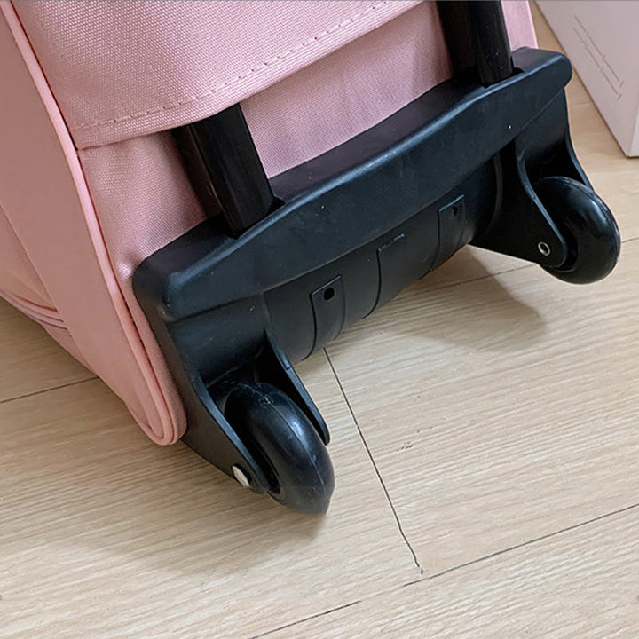 Zugstangen-Reisetasche für Männer und Frauen, leichte Bordtasche