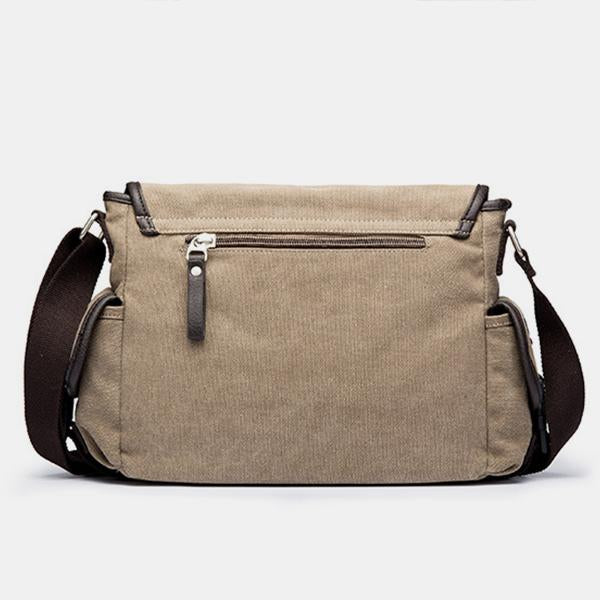 Leichte Umhängetasche im Vintage-Stil mit großem Fassungsvermögen