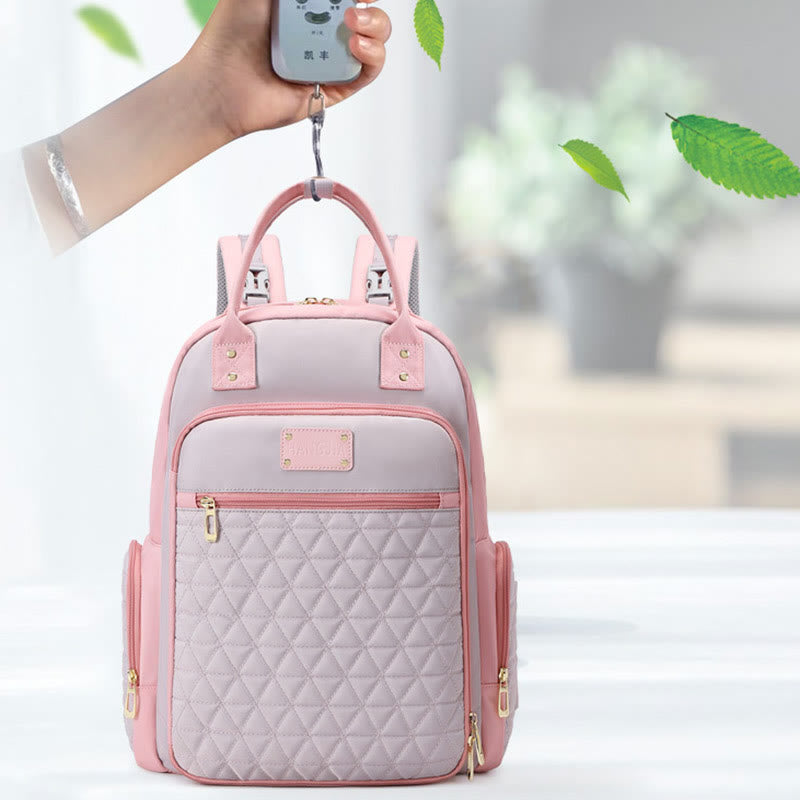 Tragbare Mama-Tasche für Frauen im Freien, wasserdichter, multifunktionaler Oxford-Rucksack