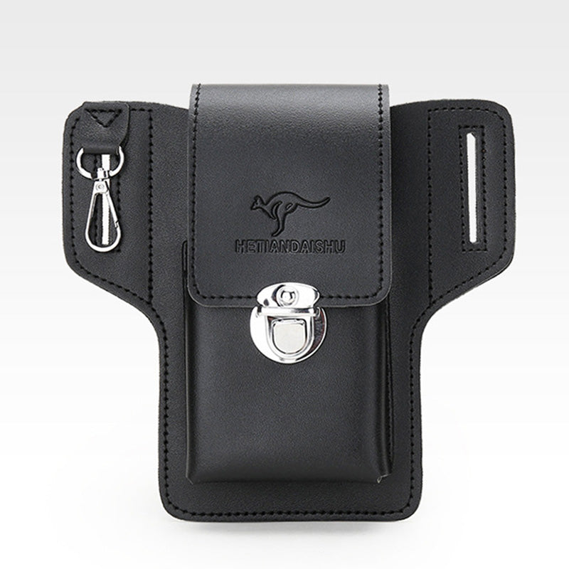 Leder-Handytasche für Gürtel, universelle Smartphone-Holster-Hüfttasche