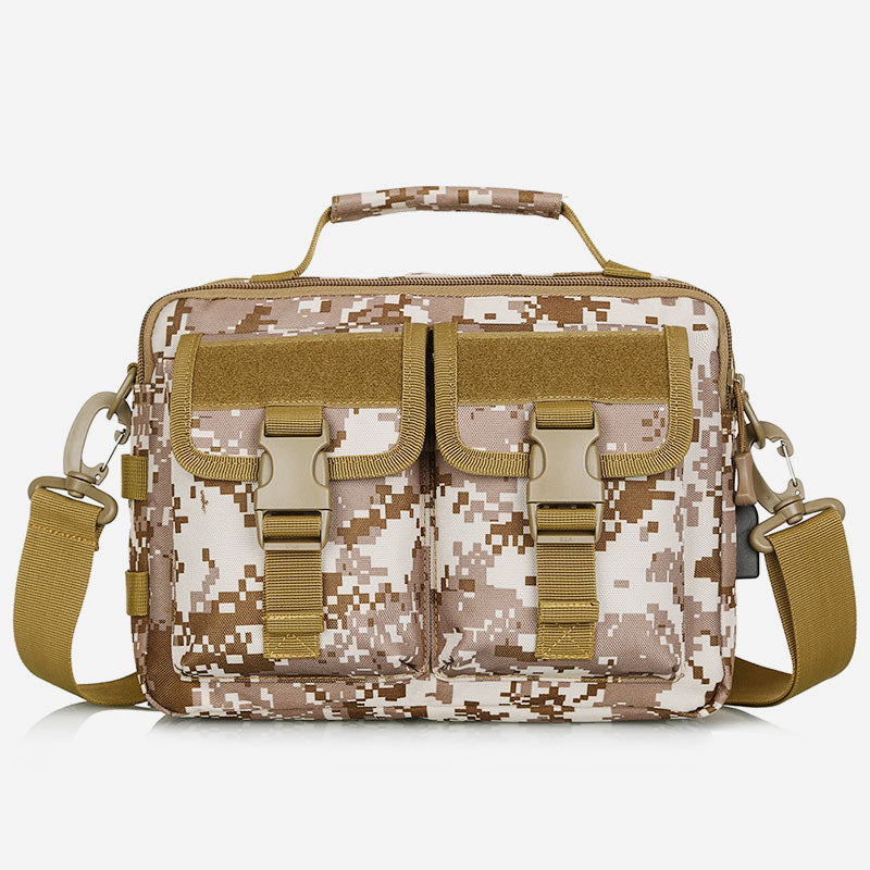 Wasserdichte Messenger-Tasche für Outdoor-Aktivitäten mit großem Fassungsvermögen und USB-Aufladung 