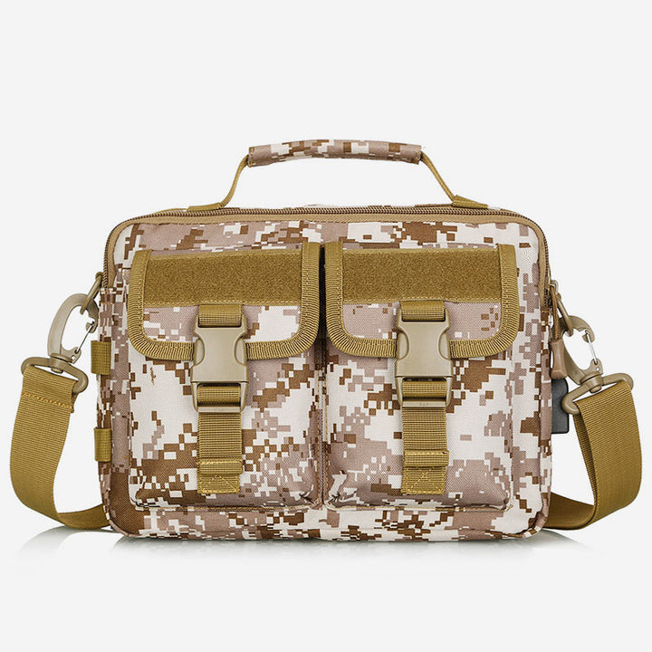Wasserdichte Messenger-Tasche für Outdoor-Aktivitäten mit großem Fassungsvermögen und USB-Aufladung 