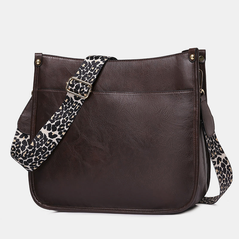 Vintage-Umhängetasche für Damen, leicht, wasserdicht, lässige Schultertasche