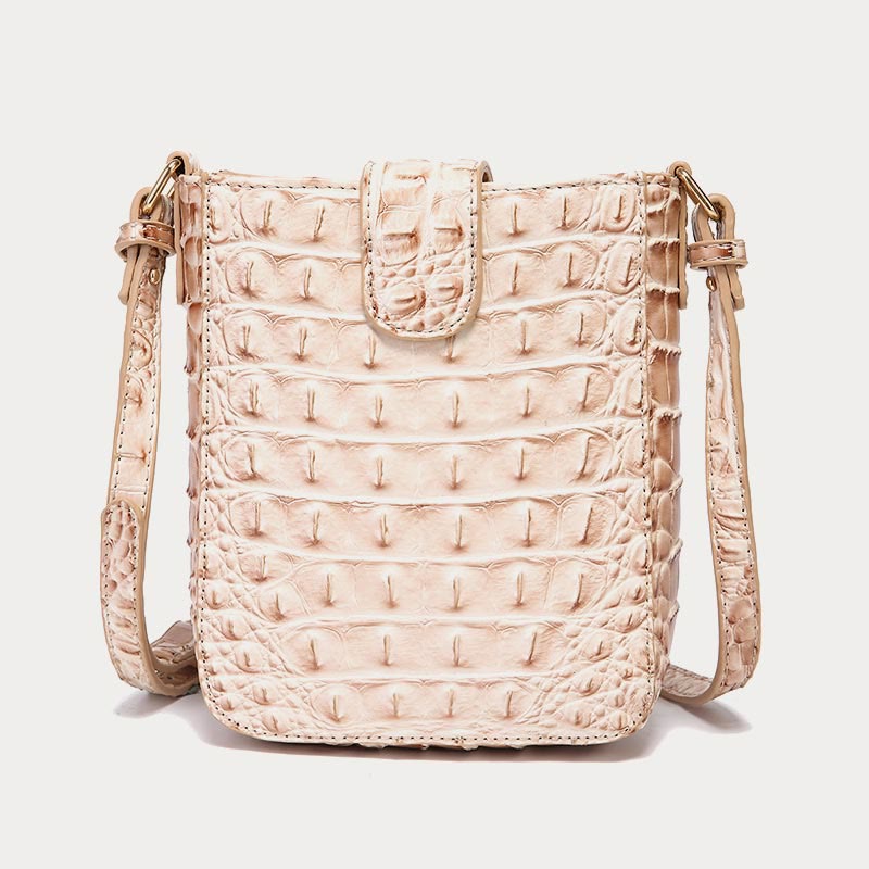 Umhängetasche für Damen, Retro-Krokodilmuster, Handytasche