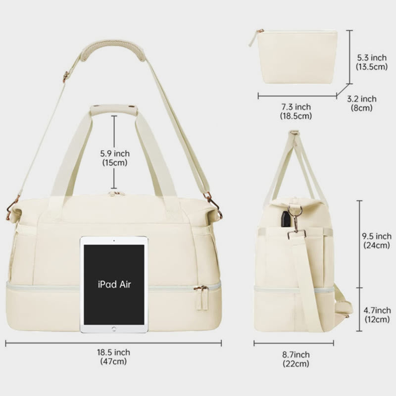 Reisetasche für die Reise, praktische Fitness-Make-up-Tasche für die Nacht