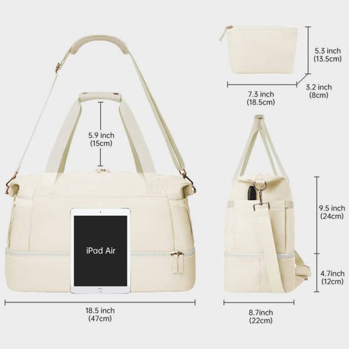 Reisetasche für die Reise, praktische Fitness-Make-up-Tasche für die Nacht
