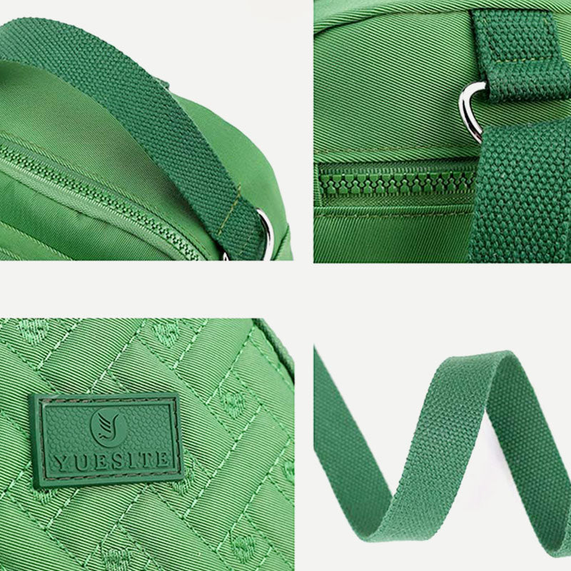 Funktionelle Damen-Geldbörse, leichter, geräumiger Umhängetasche aus Nylon, Mini-Rucksack