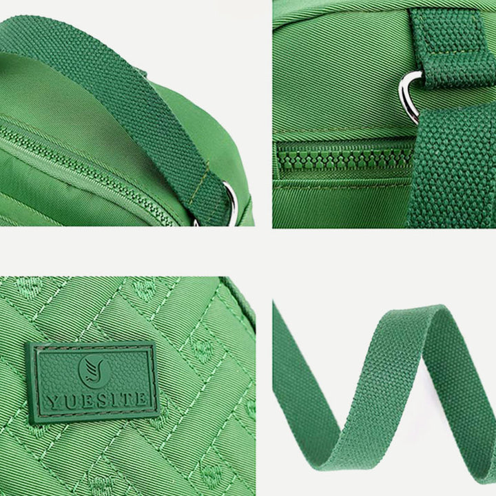 Funktionelle Damen-Geldbörse, leichter, geräumiger Umhängetasche aus Nylon, Mini-Rucksack