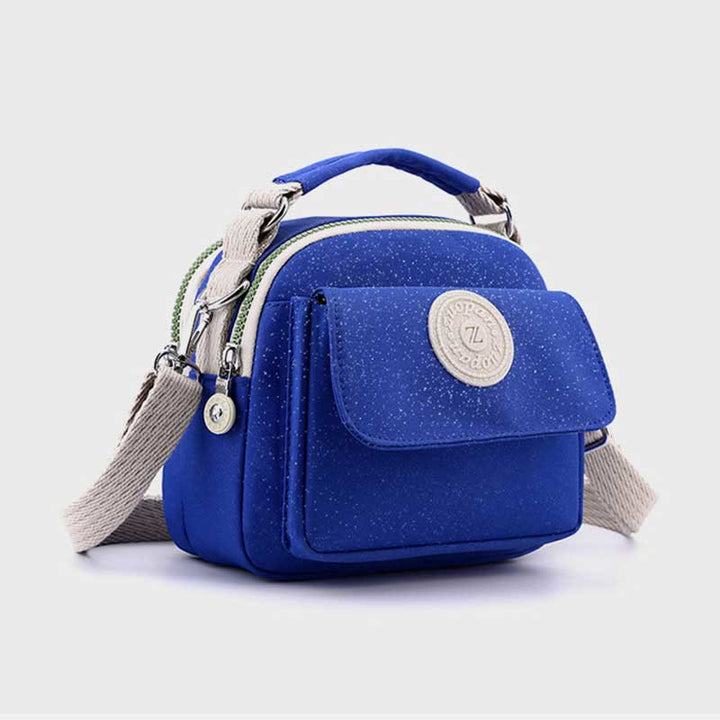 Tasche mit Griff oben für Damen, einfache, tragbare Umhängetasche mit Spritzschutz