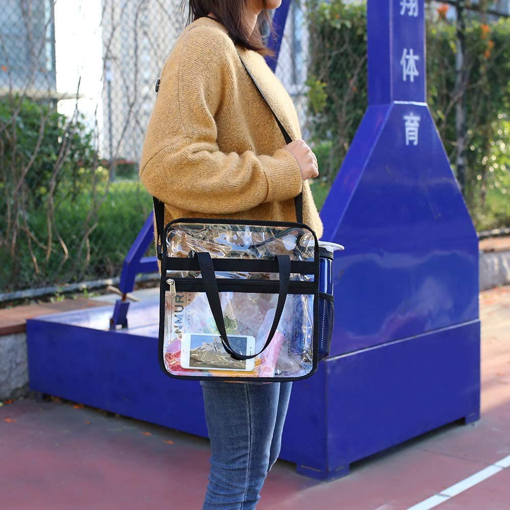 Tragetasche für Damen, für den täglichen Einkauf, große Kapazität, PVC-Reisehandtasche