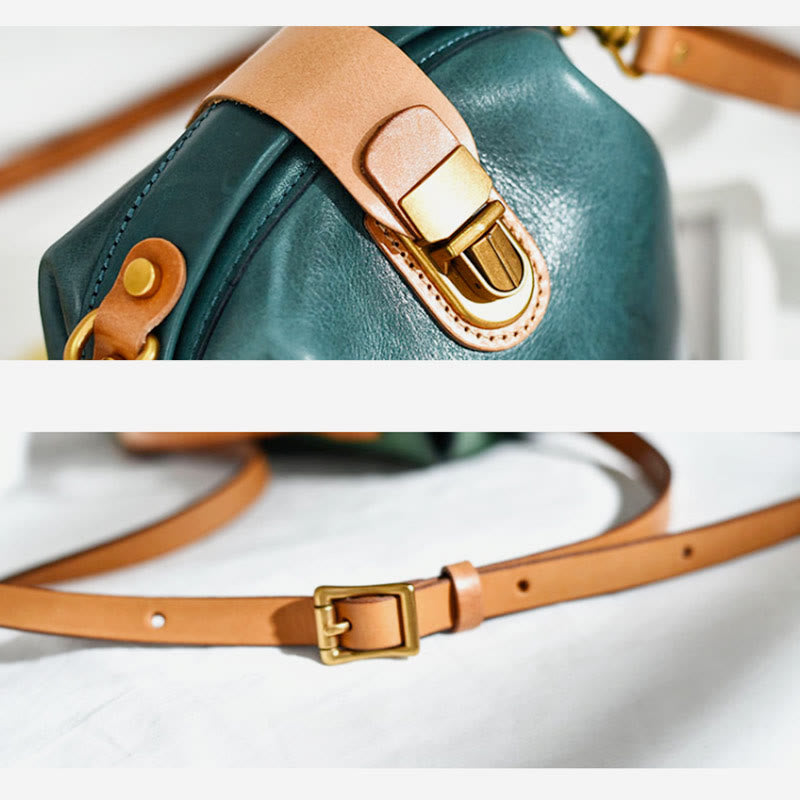 Handgemachte Umhängetasche für Damen im Vintage-Stil, für den täglichen Einkauf