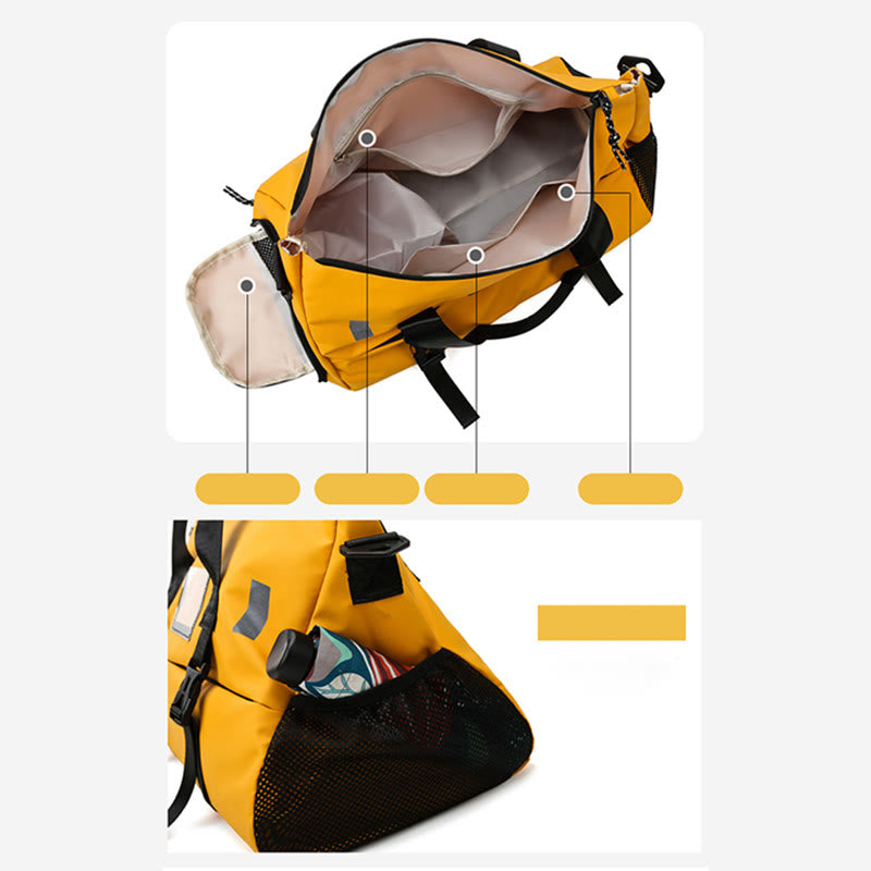 Seesack für Outdoor-Reisen, Trocken-Nass-Trennung, tragbare Sporttasche