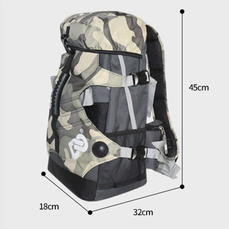 Mehrfarbige Rollschuhtasche für Männer und Frauen, Sportrucksack