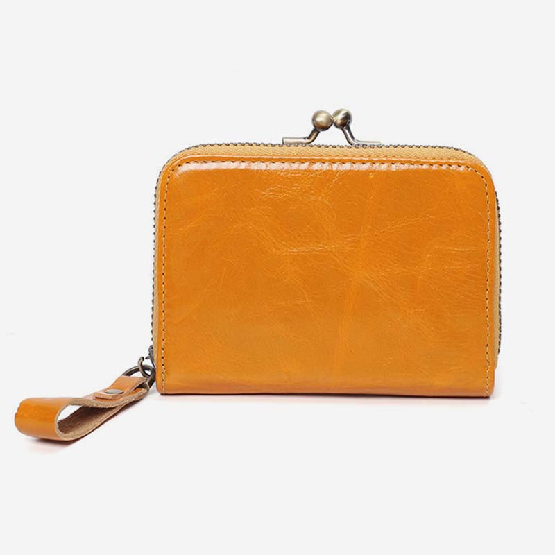 Retro-Kartenetui, Münzgeldbörse, Geldbörse, Mini-Handtasche mit Reißverschluss für Damen - image 12