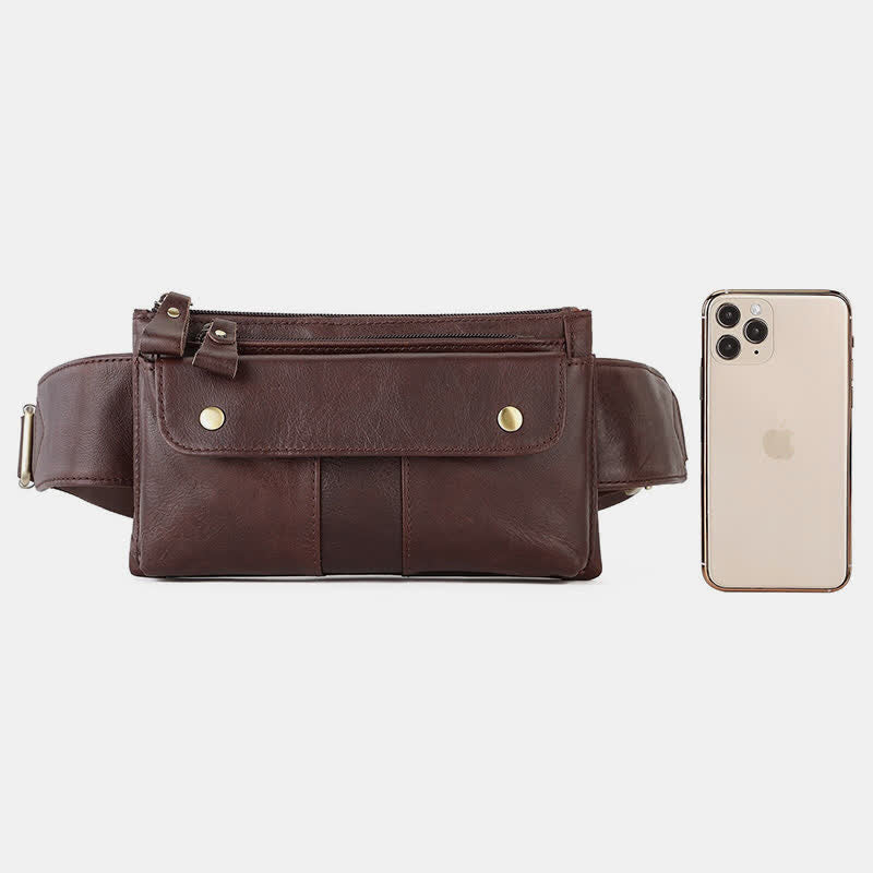 Trendige Retro-Gürteltasche mit großem Fassungsvermögen