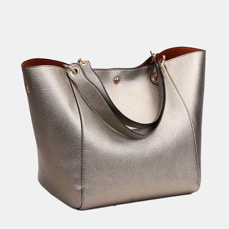 Klassische Tragetasche für Damen, einfarbig, Set mit Pendlertaschen für Büro und die Arbeit