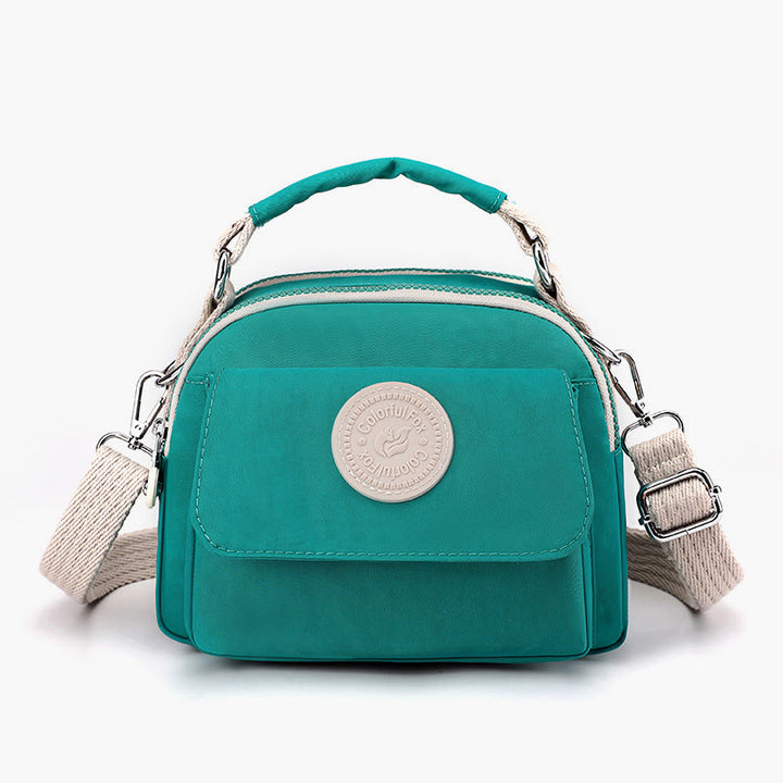 Tasche mit Griff oben für Damen, einfache, tragbare Umhängetasche mit Spritzschutz