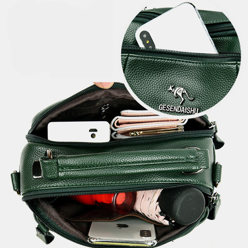 Tasche mit Griff oben für Damen, große Kapazität, einfache Umhängetasche