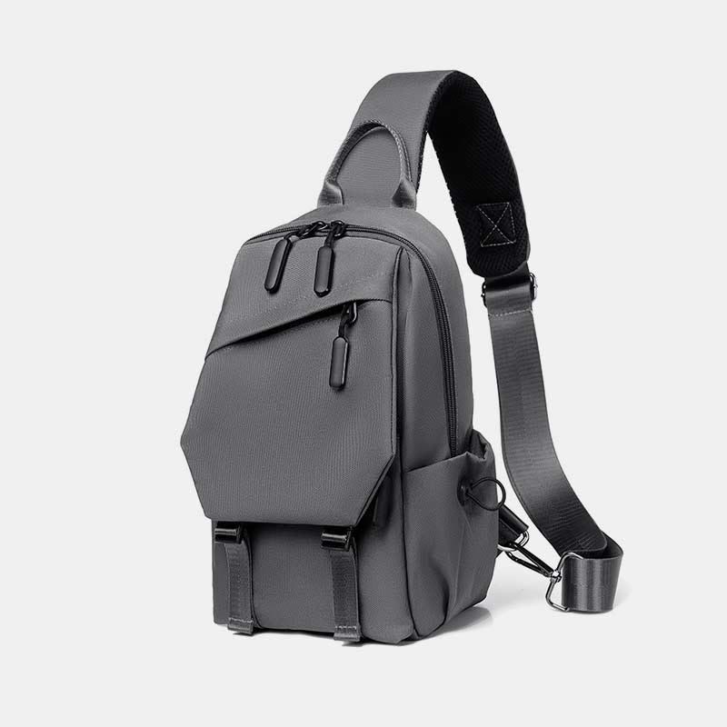 Schultertasche für Herren, abriebfest, lässiger Oxford-Umhängerucksack