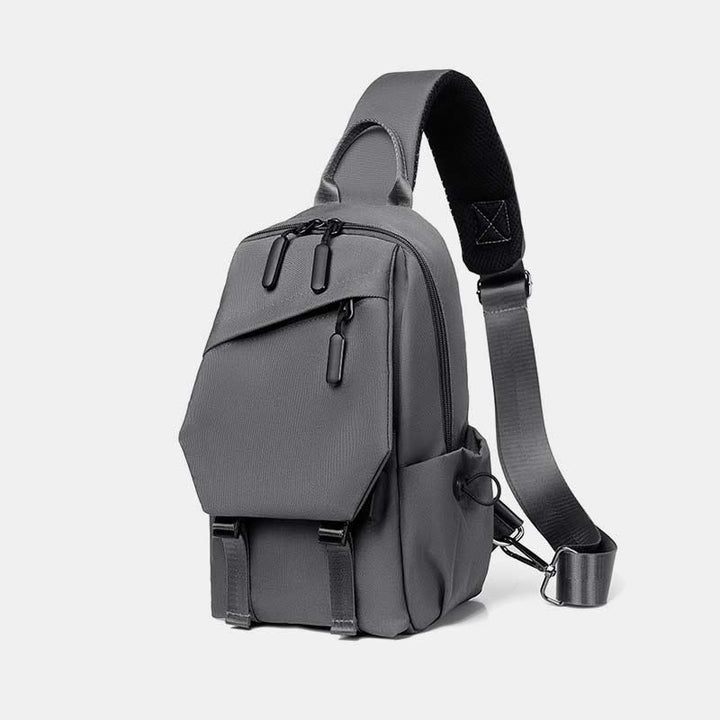 Schultertasche für Herren, abriebfest, lässiger Oxford-Umhängerucksack