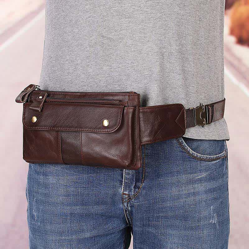 Trendige Retro-Gürteltasche mit großem Fassungsvermögen