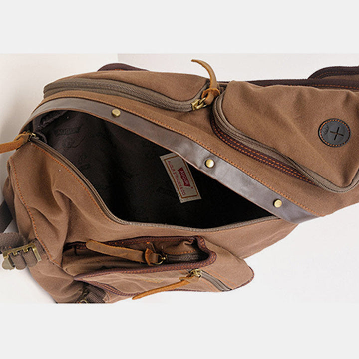 Große Kapazität Retro Sling Bag Messenger Bag