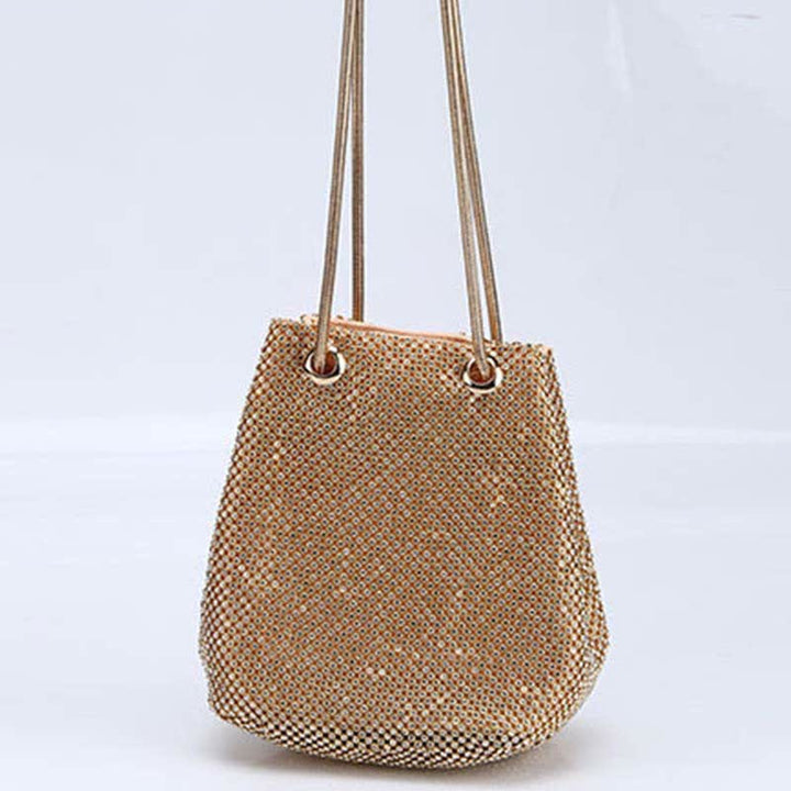 Glitzernde Umhängetasche, Geldbörse, Handtasche, Kristalle, Abendtasche für Frauen und Mädchen